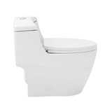 Swiss Madison SM-1T203 Manoir One-Piece Elongated Toilet Dual-Flush 1.1/1.6gpf - Glossy White