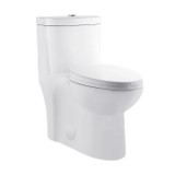 Swiss Madison SM-1T205 Sublime One-Piece Elongated Toilet Dual-Flush 1.1/1.6 gpf - Glossy White