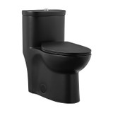 Swiss Madison SM-1T205MB Sublime One-Piece Elongated Toilet Dual-Flush 1.1/1.6 gpf - Matte Black Swiss Madison SM-1T205MB Sublime One-Piece Elongated Toilet Dual-Flush 1.1/1.6 gpf - Matte Black