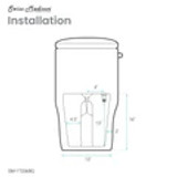 Swiss Madison SM-1T206BQ Sublime One-Piece Elongated Toilet Side Flush 1.28 gpf - Bisque Swiss Madison SM-1T206BQ Sublime One-Piece Elongated Toilet Side Flush 1.28 gpf - Bisque