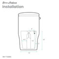 Swiss Madison SM-1T206BQ Sublime One-Piece Elongated Toilet Side Flush 1.28 gpf - Bisque