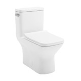 Swiss Madison SM-1T258 Carre One Piece Square Toilet Side Flush - Glossy White