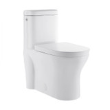 Swiss Madison SM-1T263 Monaco One-Piece Elongated Toilet Touchless Dual-Flush 1.1/1.6 gpf - White