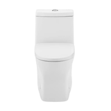 Swiss Madison SM-1T277 Sublime II One-Piece Round Toilet, 10" Rough-In 1.1/1.6 gpf - white