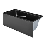 Swiss Madison SM-AB540MB Voltaire 60" X 30" Right-Hand Drain Alcove Bathtub with Apron - Matte Black
