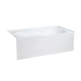 Swiss Madison SM-AB545 Ivy 60" X 30" Left-Hand Drain Alcove Bathtub with Apron