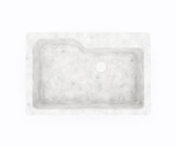 Swanstone KS03322SB.130 22 x 33 Undermount Or Drop-In Single Bowl Sink in Ice
