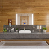 Alfi ABCO1023 7 Piece Solid Concrete Gray Matte Bathroom Accessory Set