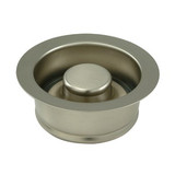 Kingston Brass BS3008 3-1/2" Garbage Disposal Flange & Stopper - Satin Nickel