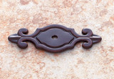 JVJ 46712 Old World Bronze 3" Deco Back Plate for Door Knob
