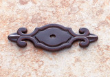 JVJ Old World Bronze 3" Deco Back Plate for Door Knob - 46712