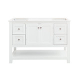 Fresca  FCB2348WH Fresca Manchester 48" White Traditional Bathroom Vanity Cabinet