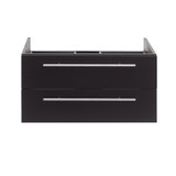 Fresca FCB6130ES-VSL Fresca Lucera 30" Espresso Wall Hung Vessel Sink Modern Bathroom Vanity Cabinet