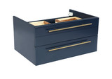 Fresca FCB6130RBL-VSL Fresca Lucera 30" Royal Blue Wall Hung Vessel Sink Modern Bathroom Vanity Cabinet Fresca FCB6130RBL-VSL Fresca Lucera 30" Royal Blue Wall Hung Vessel Sink Modern Bathroom Vanity Cabinet