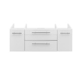 Fresca FCB6142WH-VSL Fresca Lucera 42" White Wall Hung Vessel Sink Modern Bathroom Vanity Cabinet