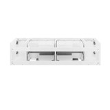 Fresca FCB6160WH-VSL-D Fresca Lucera 60" White Wall Hung Double Vessel Sink Modern Bathroom Vanity Cabinet Fresca FCB6160WH-VSL-D Fresca Lucera 60" White Wall Hung Double Vessel Sink Modern Bathroom Vanity Cabinet