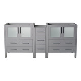 Fresca FCB62-301230GR Fresca Torino 72" Gray Modern Bathroom Vanity Cabinets