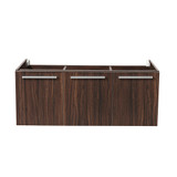 Fresca FCB8092GW Fresca Vista 48" Walnut Wall Hung Modern Bathroom Vanity Cabinet