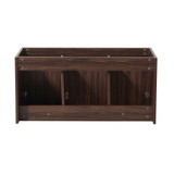 Fresca FCB8092GW Fresca Vista 48" Walnut Wall Hung Modern Bathroom Vanity Cabinet