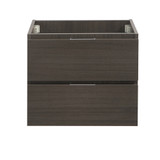 Fresca  FCB8324GO Fresca Valencia 24" Gray Oak Wall Hung Modern Bathroom Vanity Cabinet