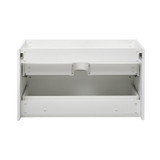 Fresca FCB8336WH Fresca Valencia 36" Glossy White Wall Hung Modern Bathroom Vanity Cabinet