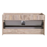 Fresca FCB9248RNW Fresca Catania 48" Rustic Natural Wood Wall Hung Modern Bathroom Vanity Cabinet