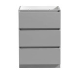 Fresca FCB9324GR Fresca Lazzaro 24" Gray Free Standing Modern Bathroom Vanity Cabinet