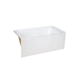 Swiss Madison SM-AB551 Voltaire 48" X 32" Right-Hand Drain Alcove Bathtub with Apron - Glossy White