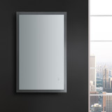 Fresca  FMR014830 Fresca Angelo 48" Wide x 30" Tall Bathroom Mirror w/ Halo Style LED Lighting and Defogger