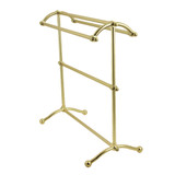 Kingston Brass SCC2297 Edenscape Freestanding Towel Rack, Brushed Brass