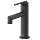 Vigo Sterling Single Hole, Single Handle Bathroom Faucet In Matte Black