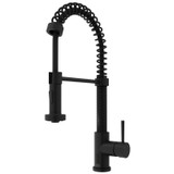 Vigo Edison Kitchen Faucet With Touchless Sensor In Matte Black