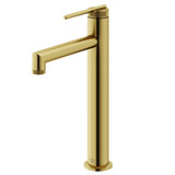 Vigo Sterling Single Hole Single Handle Bathroom Vessel Faucet In Matte Brushed Gold
