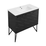 Swiss Madison SM-BV261B Annecy 36" Bathroom Vanity in Phantom Black