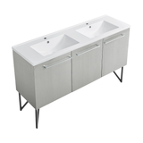 Swiss Madison SM-BV236 Annecy 60" Bathroom Vanity in Brushed Grey