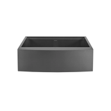 Swiss Madison SM-KS28B Tourner 33" x 22" Stainless Steel, Single Sink, Farmhouse Kitchen Workstation Sink with Apron - Black