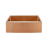 Swiss Madison SM-KS759RG Rivage 30" x 21" Stainless Steel, Single Sink, Farmhouse Kitchen Sink with Apron - Rose Gold