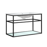 Swiss Madison SM-BV553 Pierre 36" Wall-Mounted Bathroom Vanity - Matte Black With Sink Swiss Madison SM-BV553 Pierre 36" Wall-Mounted Bathroom Vanity - Matte Black With Sink