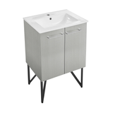 Swiss Madison SM-BV232 Annecy 24" Bathroom Vanity in Brushed Grey