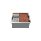 Swiss Madison SM-KU746 Rivage 22" x 19" Single Sink Undermount Kitchen Workstation Sink