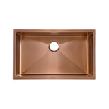 Swiss Madison SM-KU700RG Rivage 30" x 18" Stainless Steel, Single Sink, Undermount Kitchen Sink, Rose Gold