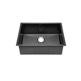 Swiss Madison SM-KU709B Tourner 27" x 19" Stainless Steel, Single Sink, Undermount Kitchen Sink - Black