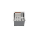Swiss Madison SM-KU745 Rivage 15" x 19" Single Sink Undermount Kitchen Workstation Sink