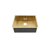 Swiss Madison SM-KU707G Tourner 21" x 18" Stainless Steel, Single Sink, Undermount Kitchen Sink - Gold