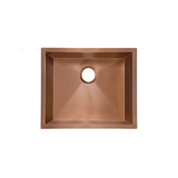 Swiss Madison SM-KU707RG Tourner 21" x 18" Stainless Steel, Single Sink, Undermount Kitchen Sink - Rose Gold