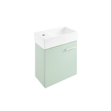 Swiss Madison SM-BV615 Colmer 18" Wall-Mounted Bathroom Vanity - Mint With Sink Swiss Madison SM-BV615 Colmer 18" Wall-Mounted Bathroom Vanity - Mint With Sink