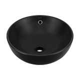 Swiss Madison SM-VS212MB Sublime 17” Round Vessel Sink - Matte Black Swiss Madison SM-VS212MB Sublime 17” Round Vessel Sink - Matte Black