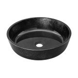 Swiss Madison SM-VS300 Avallon 16.5 " Round Glass Vessel Sink in Black