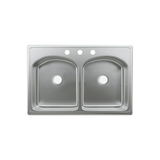 Swiss Madison SM-KT661 Ouvert 33" x 22" Double Bowl, Top-Mount Kitchen Sink
