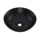 Swiss Madison SM-VS241 Classé 16" Color Ceramic Sink in Matte Black